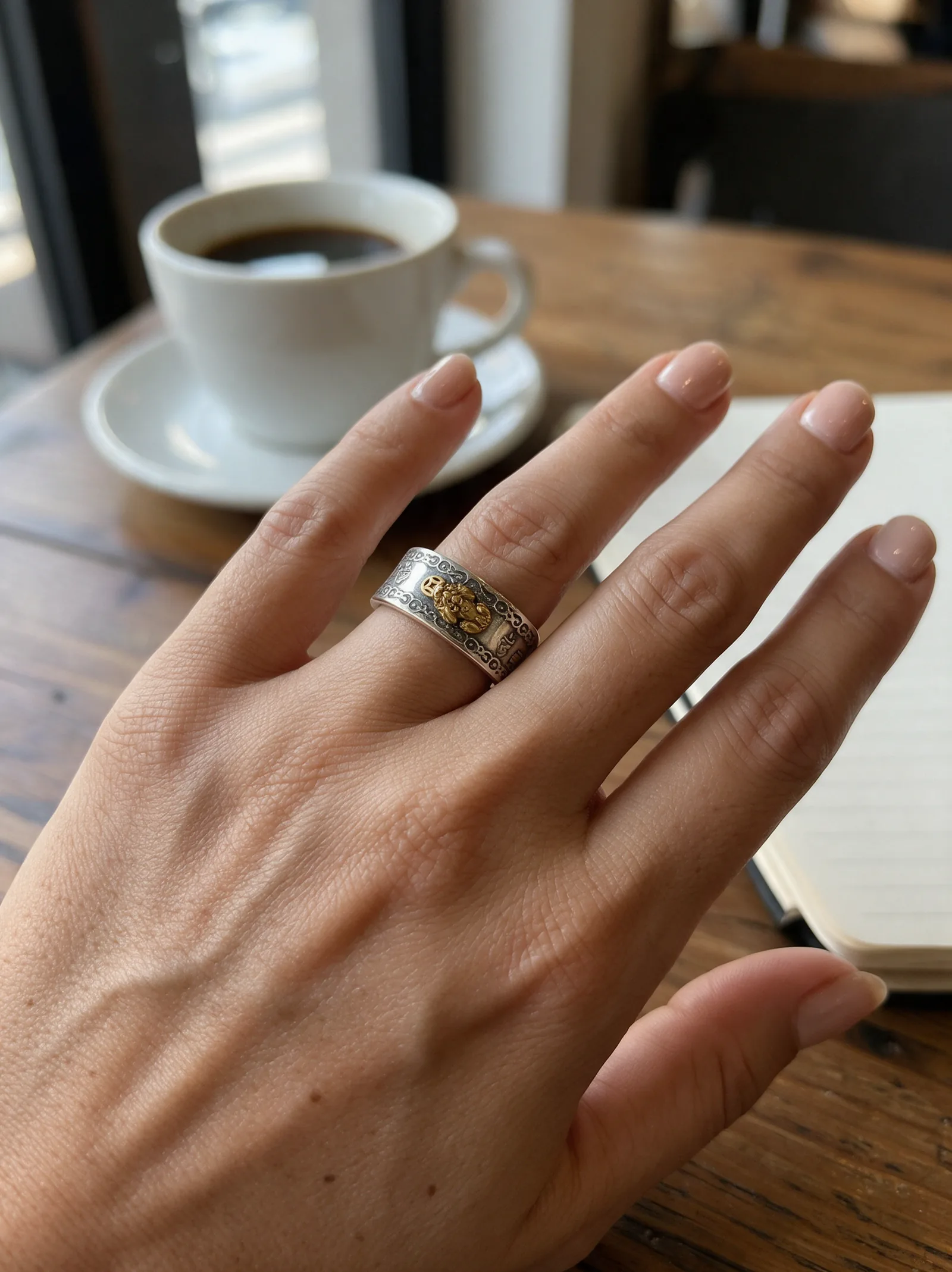 Foto de Claudia Patricia, 46 años con su Anillo Pixiu