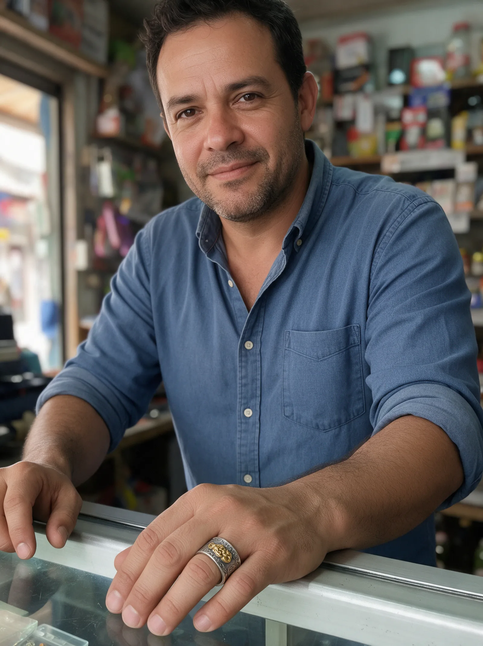 Foto de Jhon Fredy, 41 años con su Anillo Pixiu